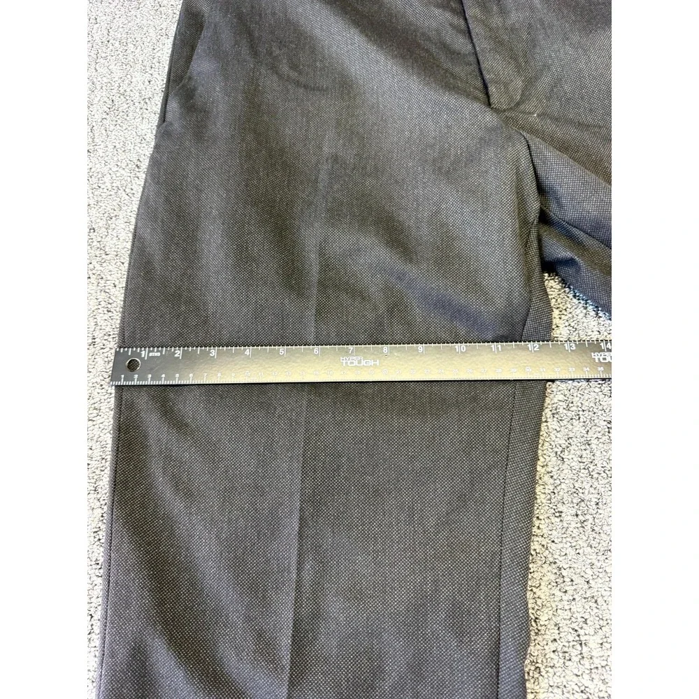 Banana Republic Classic Dress Pants Men 38x32 Gray Straight Leg High Rise Formal